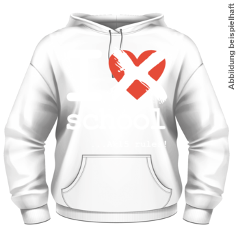 Abschlussmotiv A192 - I don´t love school...Ak 18 rules!