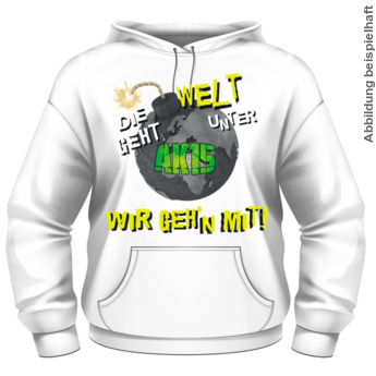 Abschlussmotiv B194 - Die Welt geht unter Wir geh\\\'n mit!