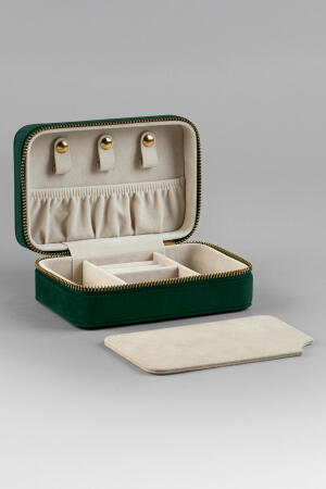 Velvet Travel Jewellery Box