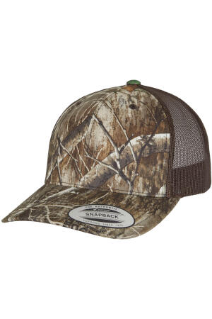 YP Classcis RealTree Camo Retro Trucker Cap