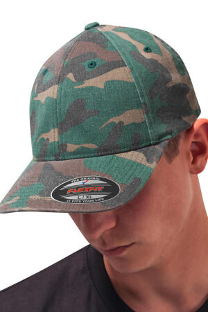 Flexfit Garment Washed Camo