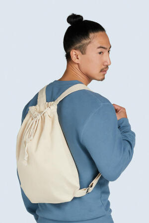 Canvas Backpack Straps and Drawstring
