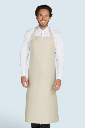 AMSTERDAM - Recycled Bib Apron with Pocket