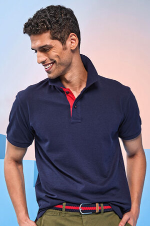 Men´s Classic Fit Contrast Polo