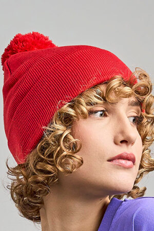 Wind-S Beanie with Pompom