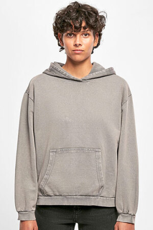 Ladies´ Acid Washed Oversize Hoody