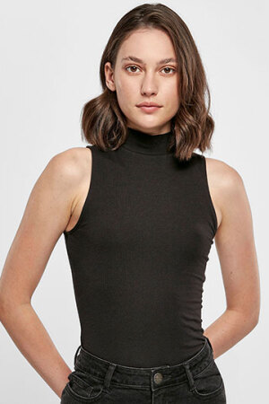 Ladies Sleeveless Turtleneck Body