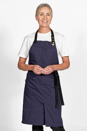 Canvas Apron with Brass Eyelets