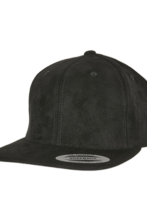 Suede Leather Snapback