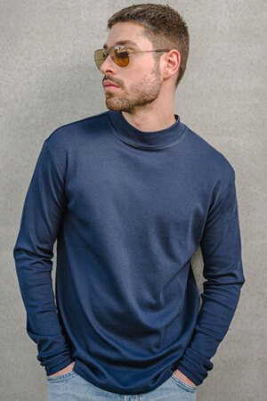 Men´s Premium Highneck Longsleeve Tees