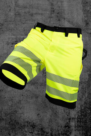 EOS Hi-Vis Workwear Shorts With Printing Areas