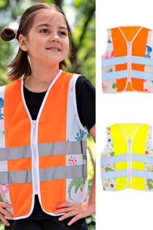 Children´s Safety Vest Action Dinosaurs CO² Neutral