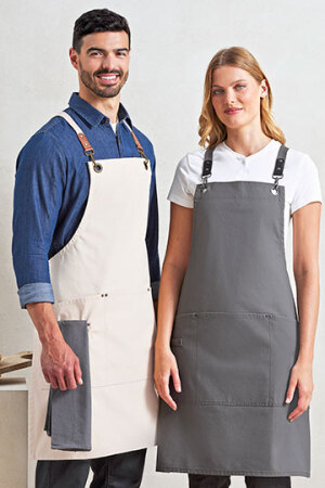 Clip ‘n’ Clasp Cross-Back Bib Apron