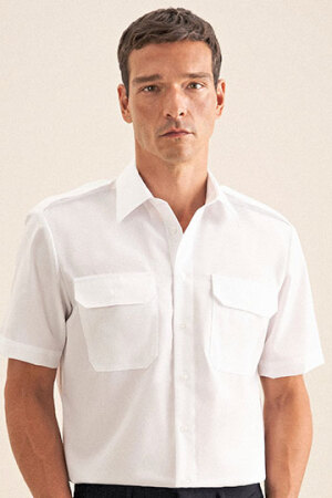 Men´s Pilot Shirt Regular Shortsleeve