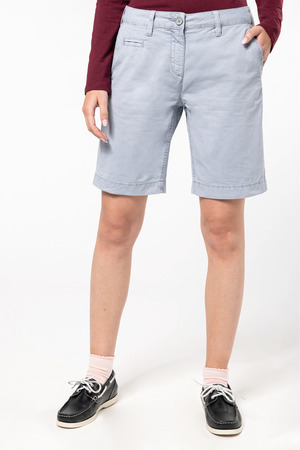 Bermuda-Shorts für Damen im ausgewaschenen Look