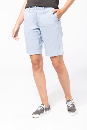 Chino-Bermuda-Shorts für Damen