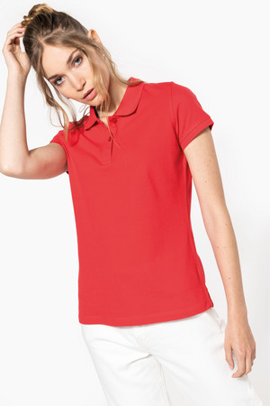 Damen Piqué Poloshirt Kurzarm