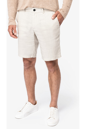 Bermuda-Shorts aus Leinen für Herren