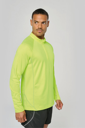 Herren-Runningshirt mit 1/4-Reißverschluss