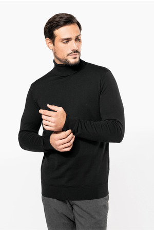 Merino-Herrenpullover mit Rollkragen