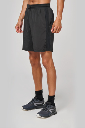 Umweltfreundliche 2-in-1-Shorts mit integrierter Untershort für Herren