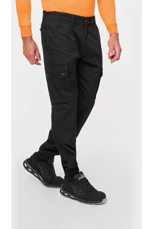 Unisex-Cargo-Hose mit elastischem Saum