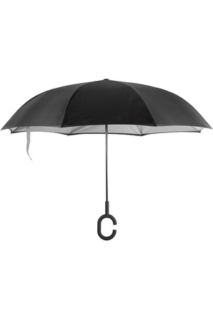 Umgekehrter Regenschirm für freie Hände