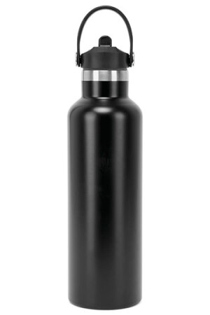 TriDri® Vacuum Sports Water Bottle With Flip Up Straw