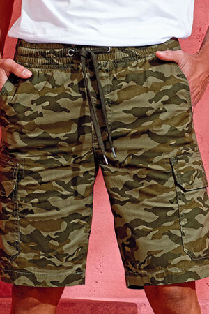 Men´s Camo Cargo Utility Shorts